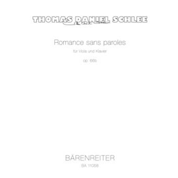 Romance sans paroles for viola and piano op. 66b (2007)