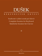 Complete Sonatas for Keyboard Vol. 2 by Dusek - Spurny Vojtech - for Piano