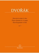 Piano Quintet A major Op. 5 by Dvorak Antonin - Burghauser / Solc - for Chamber En