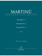 Serenade no. 1 H 217 by Martinu Bohuslav for Chamber Ensemble (Clarinet (in B) Horn 1. Violin 2. Violin 3. Violin Viola)