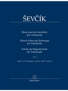 School of Bowing Technique for Violoncello op. 2 - Sections 5 & 6 by Sevcik Otakar - Jamnik Tomas - Bk 3 for Cello