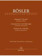 Concert No. 2 in E-Flat by Rosler Johann Joseph - Koronthaly Petr - for Piano