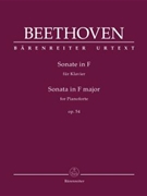 Sonata in F major by Beethoven Ludwig van - Del Mar Jonathan - for Piano