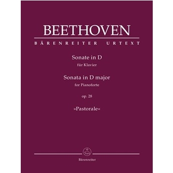 Sonata in D major Op. 28 by Beethoven Ludwig van for Piano