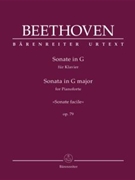 Sonata for Pianoforte G major op. 79 "Sonate facile" by Beethoven Ludwig van - Del Mar Jonathan - for Piano