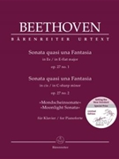 Sonata quasi una Fantasia for Pianoforte in E-flat major op. 27 no. 1 by Beethoven Ludwig van for Piano