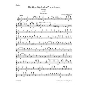 Overture "Die Geschopfe des Prometheus" for Orchestra op. 43