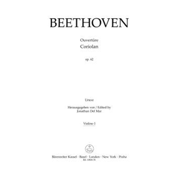Overture "Coriolan" for Orchestra op. 62