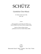 Trostet trostet mein Volk SWV 382 -Motet- (No. 14 from "Geistliche Chor-Music") by Schutz Heinrich for SSATTB and continuo