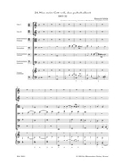 Was mein Gott will das gscheh allzeit SWV 392 -Motet- (No. 24 from "Geistliche Chor-Music") by Schutz Heinrich for Sg-A-SoloSg-T-SoloVoic1Voic2Voic3Voic4Bass Clefadlib
