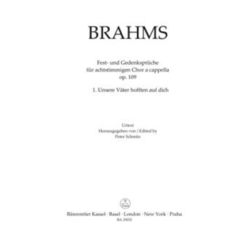 Unsere Vater hofften auf dich op. 109 no. 1