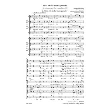 Wenn ein starker Gewappneter op. 109 no. 2