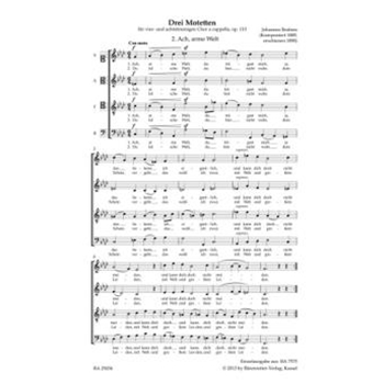 Ach, arme Welt op. 110 no. 2