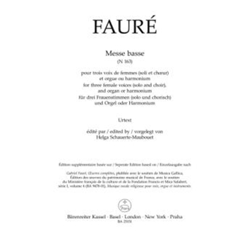 Messe basse for three Female Voices (solo and choir), and Organ or Harmonium N 163