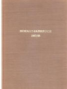 Mozart-Jahrbuch 1987/88 -Bericht uber die Tagung 1987- by for