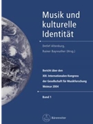 Musik und kulturelle Identitat Band 1-3 -Bericht uber den XIII. Internationalen Kongress der Gesell by for