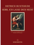 Herr Ick Lasse Dich Nicht by Buxtehude Dietrich for Mini Score