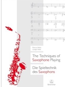 The Techniques of Saxophone Playing by Weiss Marcus / Nett for