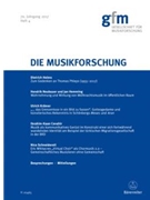 Die Musikforschung Heft 4/2017 by for