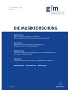 Die Musikforschung Heft 2/2018 by for