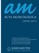 Acta Musicologica 2/2017 by for