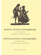 Kleine Tanze und Marsche fur Sopranblockflote und Laute (Gitarre) -13 Stucke von L. v. Beethoven J. by for Recorder-S