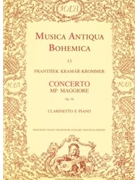 Concerto In E-flat Major by Kozeluh Jan Antonin - Kratochvil Jiri - for Clarinet Solo