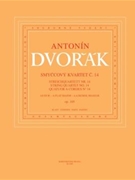 String Quartet Nr. 14 A-flat major op. 105 by Dvorak Antonin for 2 V/Va/Vc