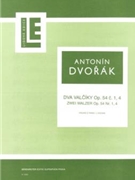 zwei Walzer Nr. 1 4 op. 54 by Dvorak Antonin - Kocian J. - for V/Piano