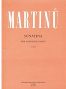 Sonatina for Violin and Piano by Martinu Bohuslav for V/Piano