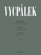 Suite fur Viola Solo op. 21 by Vycpalek Ladislav for Va