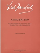 Concertino -fur Klavier und chamberorchestra- by Janacek Leos for Piano-Solo