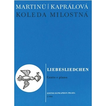 Liebesliedchen by Martinu Bohuslav for MezSolo/Ba