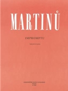 Impromptu -drei Stucke fur Violine und Klavier- by Martinu Bohuslav for V/Piano