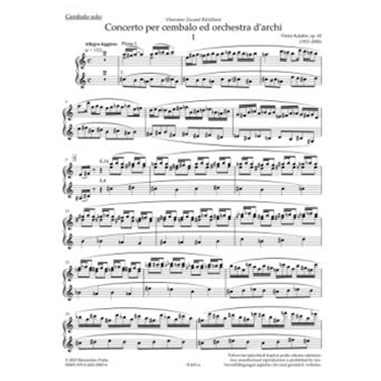 Konzert fur Cembalo und Orchester op. 42