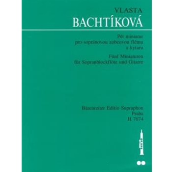 Funf Miniaturen fur Sopranblockflote und Gitarre