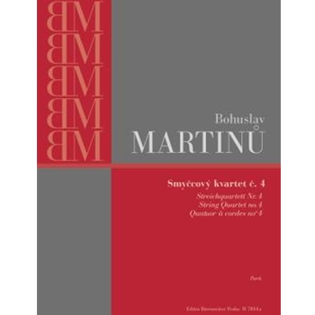 String Quartet Nr. 4 by Martinu Bohuslav - Straus Ivan / Brezi - for 2V/Va/Vc