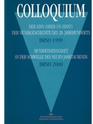 Colloquium Der Sinn (oder Un-Sinn?) der MusikGeschichte des 20. Jahrhunderts (1999) Musikwissenschaf by for