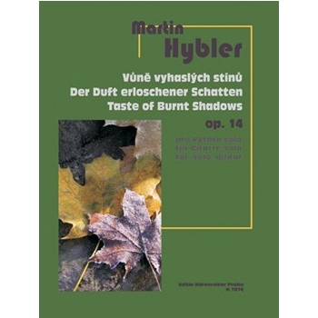 Der Duft erloschener Schatten op. 14 by Hybler Martin for Guitar