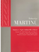 Sonata for Violoncello and Piano Nr. 3 by Martinu Bohuslav - Brezina Ales - for Vc/Piano