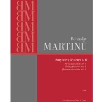 String Quartet Nr. 6 by Martinu Bohuslav - Straus Ivan / Brezi - for 2V/Va/Vc