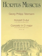 Concerto In D Major by Telemann Georg Philipp - Engel Hans - for Violin Quartet
