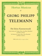 6 Partitas For Violin by Telemann Georg Philipp for Violin w/c