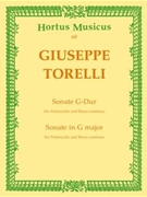 Sonata In G Major by Torelli Giuseppe for Cello w/ct