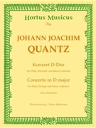 Konzert "Pour Potsdam" D-dur -Flotenkonzert- by Quantz Johann Joachim - Walther Kurt - for Fl-Solo/St