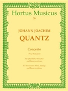 Konzert "Pour Potsdam" D-Dur -Flotenkonzert- by Quantz Johann Joachim for Fl-Solo/St