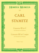 Konzert fur Violoncello und Orchester Nr. 3 C-Dur by Stamitz Carl for 2Ob/2Hn/St