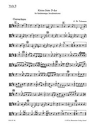 Kleine Suite fur Streicher und Basso continuo D-Dur by Telemann Georg Philipp for