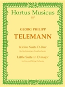 Kleine Suite fur Streicher und Basso continuo D-Dur by Telemann Georg Philipp for StrOrch/Bc