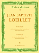Sonaten fur Blockflote (Flute Violine Oboe) und Basso continuo op. III/9 IV/9-10 (Heft 2) by Loeillet Jean-Baptiste for Recorder-A